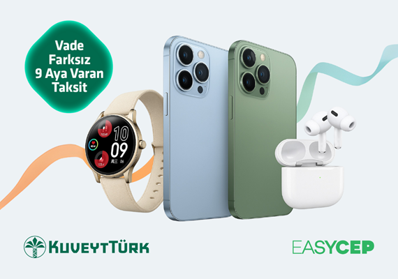 EasyCep‘te Vade Farksız 9 Aya Varan Taksit Fırsatı!