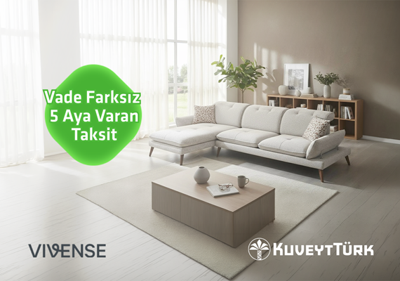 Vivense’de Vade Farksız 5 Aya Varan Taksit Fırsatı!